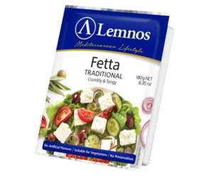 Image of Lemnos Fetta Traditional 180g/pack (12 packs per carton) from Supplybunny.com
