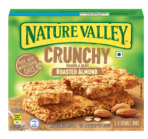 Image of NATURE VALLEY Crunchy Bars - Roasted Almond 210gm/Box(12 boxes per carton) Imported from United StatesGBA P.Code: NV2003 from Supplybunny.com