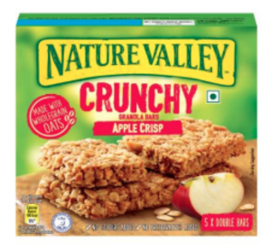 Image of NATURE VALLEY Crunchy Bars - Apple Crisp 210gm/Box(12 boxes per carton) Imported from United StatesGBA P.Code: NV2004 from Supplybunny.com