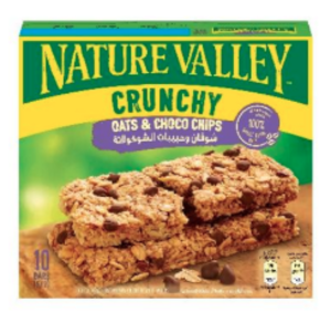 Image of NATURE VALLEY Crunchy Bars - Choco Chips 210gm/Box(12 boxes per carton) Imported from United StatesGBA P.Code: NV2007 from Supplybunny.com
