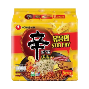 Image of NONG SHIM Shin Stir Fry Cheese Ramyun 136gm/pack (40 packs per carton) MADE IN KOREA - GBA P.Code: NS11013 from Supplybunny.com
