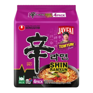Image of NONG SHIM Tom Yum Ramyun 123gm/pack (32 packs per carton) MADE IN KOREA - GBA P.Code: NS11017 from Supplybunny.com