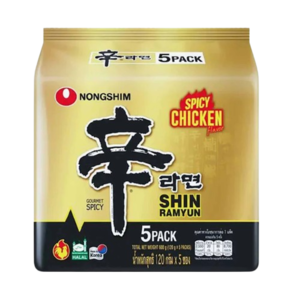 Image of NONG SHIM Shin Spicy Chicken Ramyun 120gm/pack (40 packs per carton) MADE IN KOREA - GBA P.Code: NS11014 from Supplybunny.com