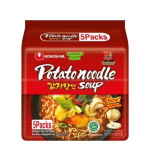 Image of NONG SHIM Potato Ramyun 120gm/pack (40 packs per carton) MADE IN KOREA - GBA P.Code: NS51003 from Supplybunny.com