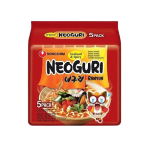 Image of NONG SHIM Neoguri Ramyun (Spicy) 120gm/pack (40 packs per carton) MADE IN KOREA - GBA P.Code: NS11016 from Supplybunny.com