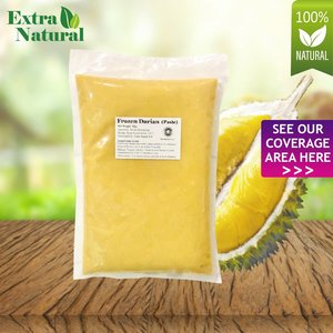 Image of [Extra Natural] Frozen Durian Kampong Paste (100% Pure and Natural) 1kg/pack (sold per pack) from Supplybunny.com