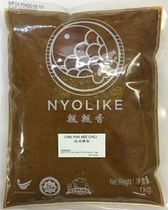 Image of Nyolike Pan Mee Chilli Sauce 1kg/pack (sold per pack) from Supplybunny.com
