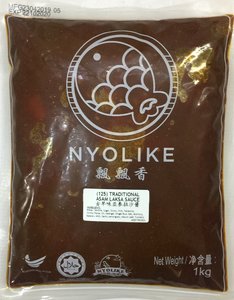 Image of Nyolike Traditional Asam Laksa Sauce 1kg/pack (sold per pack) from Supplybunny.com
